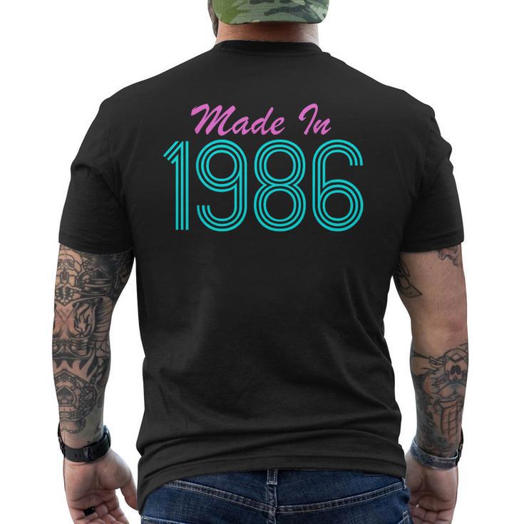 D'anniversaire Des Années 80 T-shirt imprimé au dos