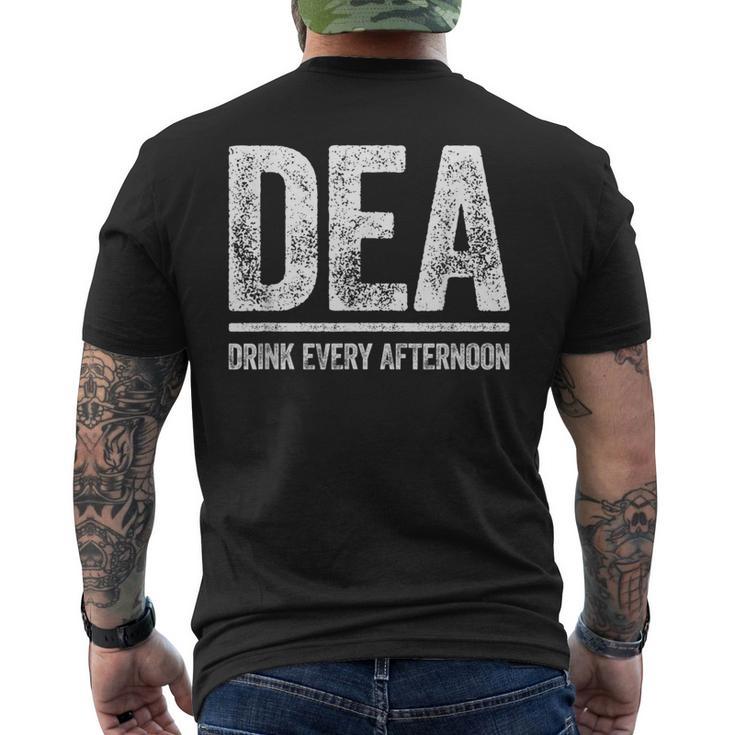 Dea Drink Every Afternoon シャツ 面白い メンズ レディース ドリンク メンズTシャツ バックプリント