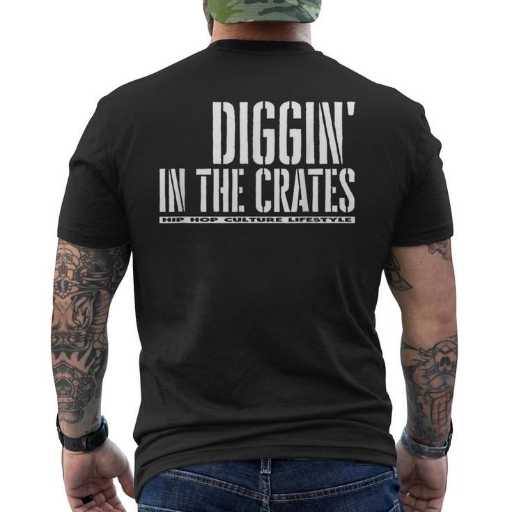 Diggin In In The Cates レコードボックス メンズTシャツ バックプリント