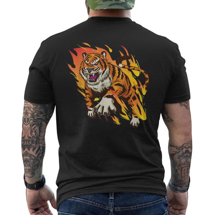 Diseño Con Tigre Para Los Amantes Del Tigre Camiseta Hombre Estampado Espalda
