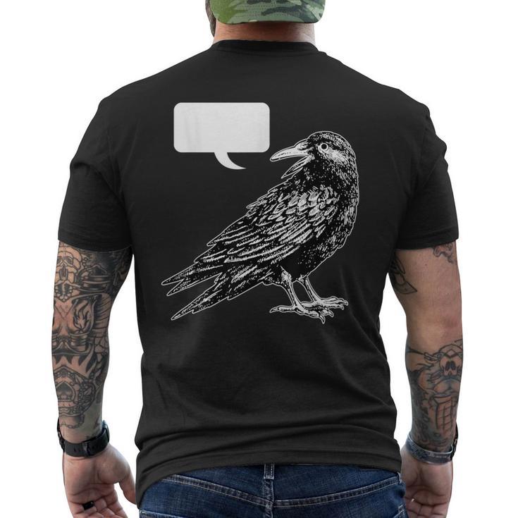 Edgar Allan Poe Nevermore Open To Interpretation Raven シャツ メンズTシャツ バックプリント