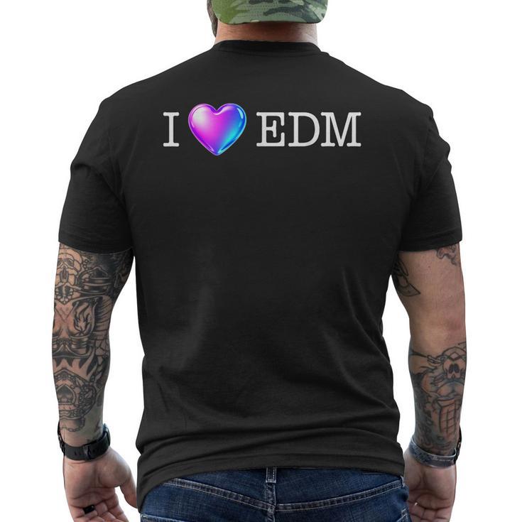Edmシャツ I Heart Edm メンズTシャツ バックプリント