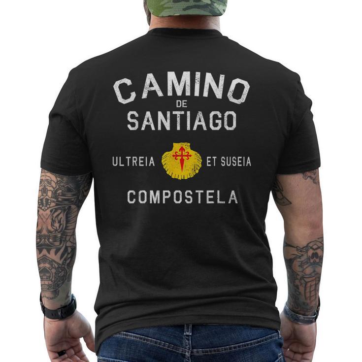 El Camino Deantiago Buen Caminot James Way ハイキングギフト メンズTシャツ バックプリント