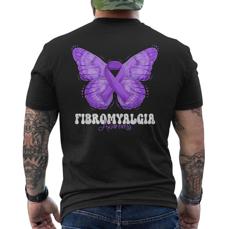 Fibromialgia Mes De Concienciación De La Fibromialgia Cinta Camiseta Hombre Estampado Espalda