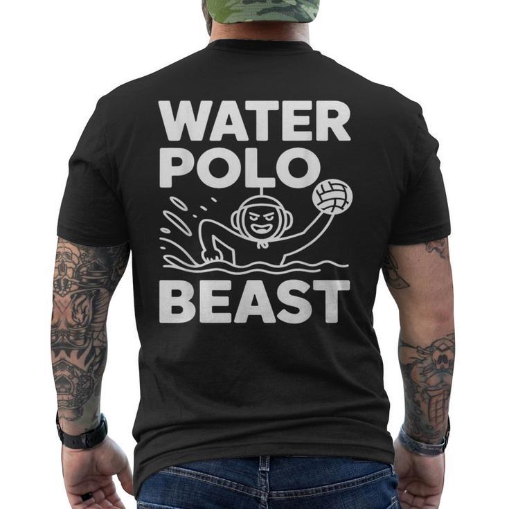 For Water Polo Beasts メンズTシャツ バックプリント