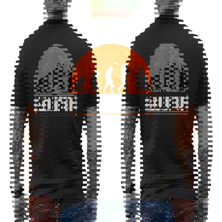 Human コントラバス・エボリューション コントラバス・エボリューション メンズTシャツ バックプリント