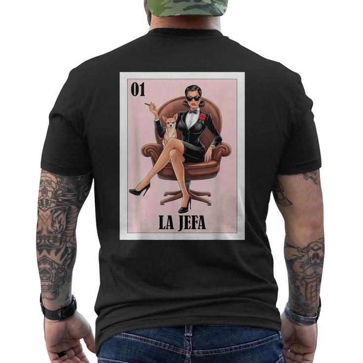 Mexican For Chihuahua Moms La Jefa Men's T-shirt Back Print