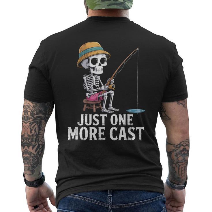 keleton Fishing Just More キャスト引用 メンズTシャツ バックプリント