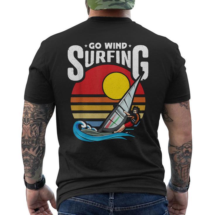 Go ウィンドサーフィン ウォータースポーツ ウィンドサーフ サーフボード ウィンドサーフィン メンズTシャツ バックプリント