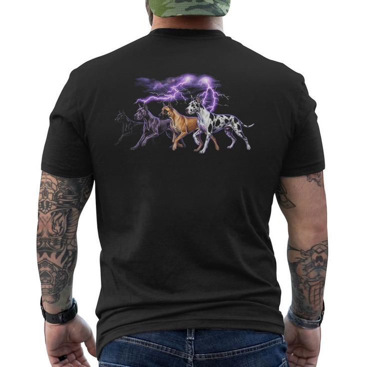 Great Dane ビンテージ 90年代 犬好き グレートデーン オーナー メンズ レディース メンズTシャツ バックプリント