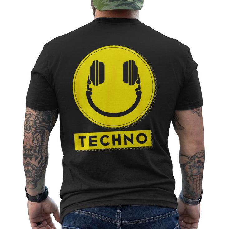 Hardcore Rave Music Raver 90S Edm Dj Rave House-Music Techno メンズTシャツ バックプリント