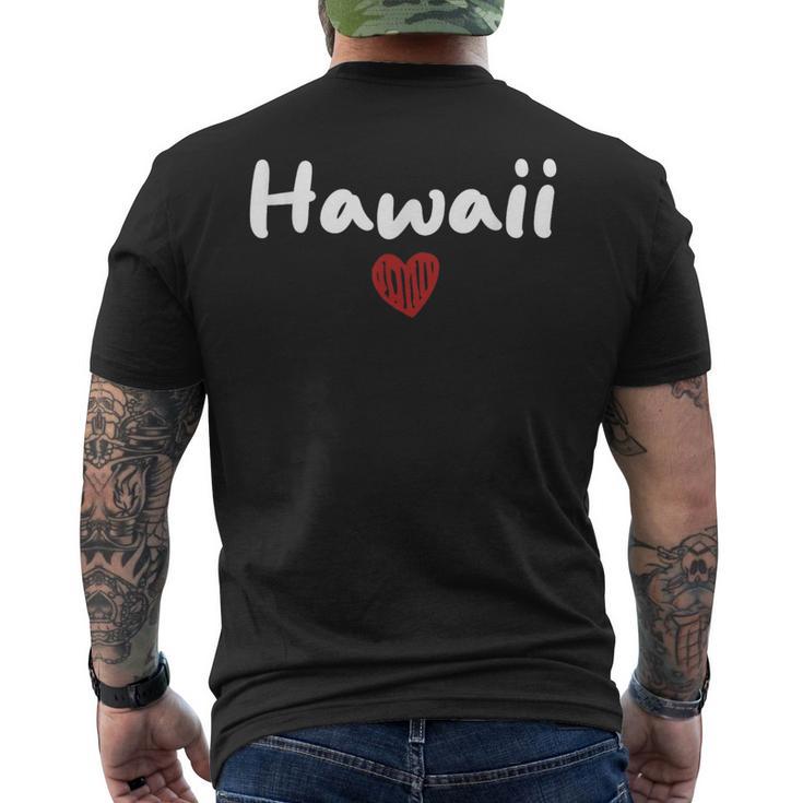 Hawaii I Love Hawaii Classic メンズTシャツ バックプリント