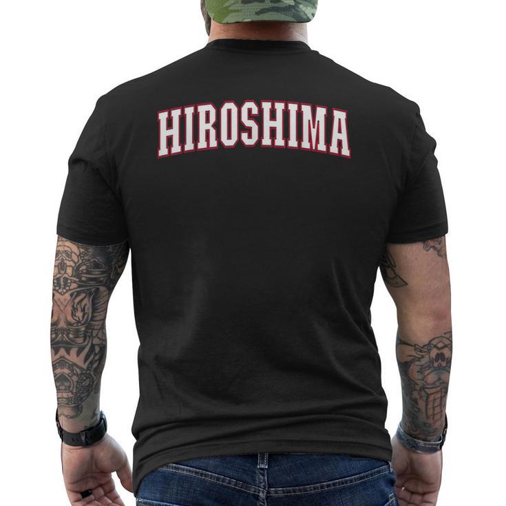 Hiroshima Japan Nihon 日本 広島 Hiroshima メンズTシャツ バックプリント