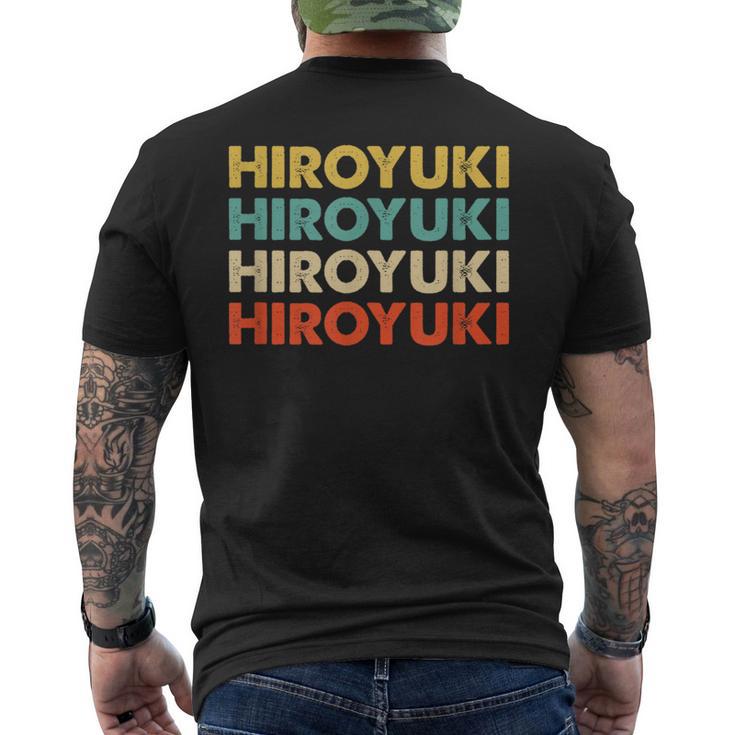 Hiroyuki 浩之 メンズTシャツ バックプリント