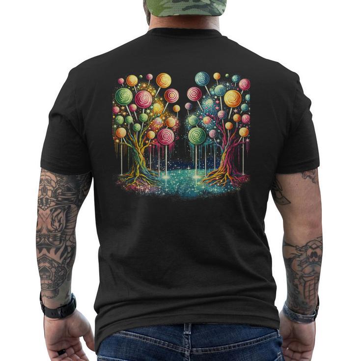 Huerto De Piruletas Camiseta Hombre Estampado Espalda