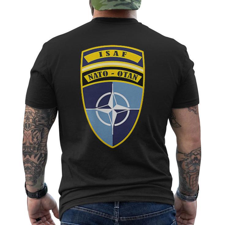 Isaf Natoパッチ メンズTシャツ バックプリント