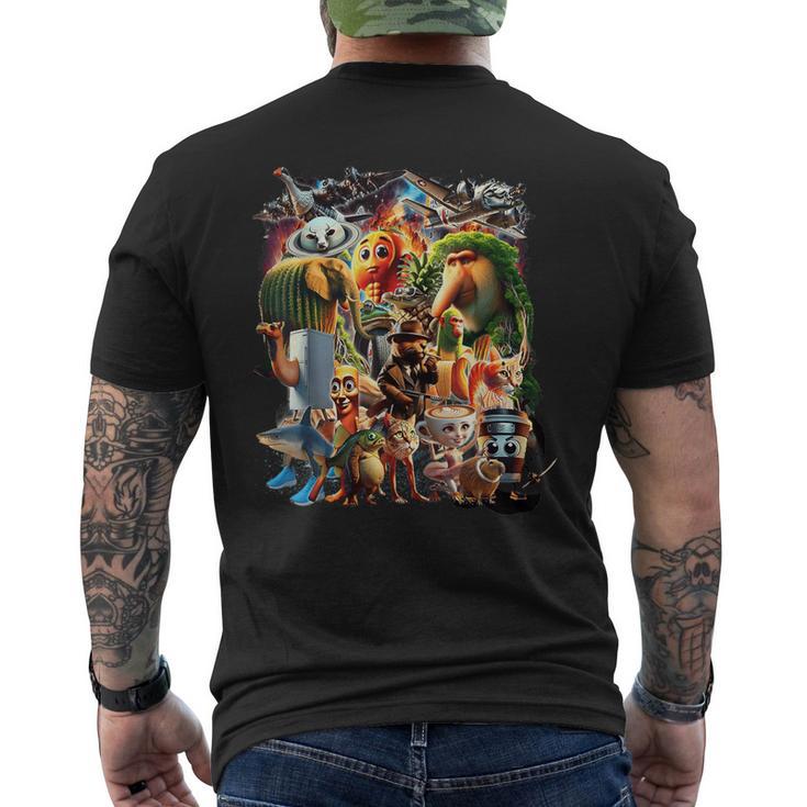 Italian Brainrot シャツ イタリアンブレインロットai Gen Z メンズTシャツ バックプリント