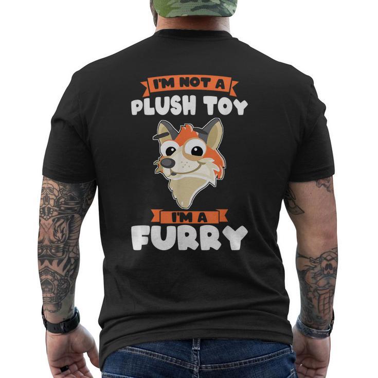 Je Neuis Pas Un Jouet En Peluche Jeuis Un Furry Furry T-shirt imprimé au dos