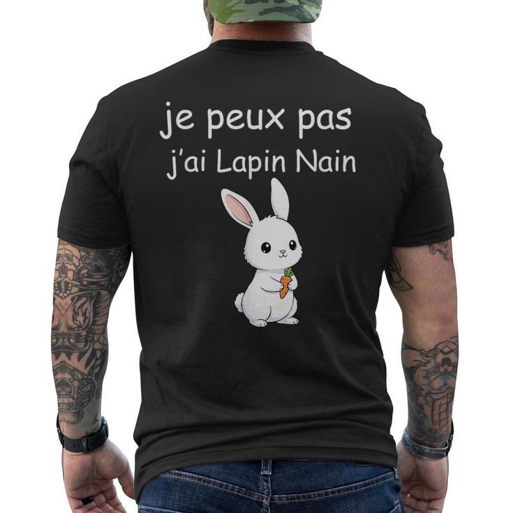 Je Peux Pas J’Ai Lapin Nain T-shirt imprimé au dos