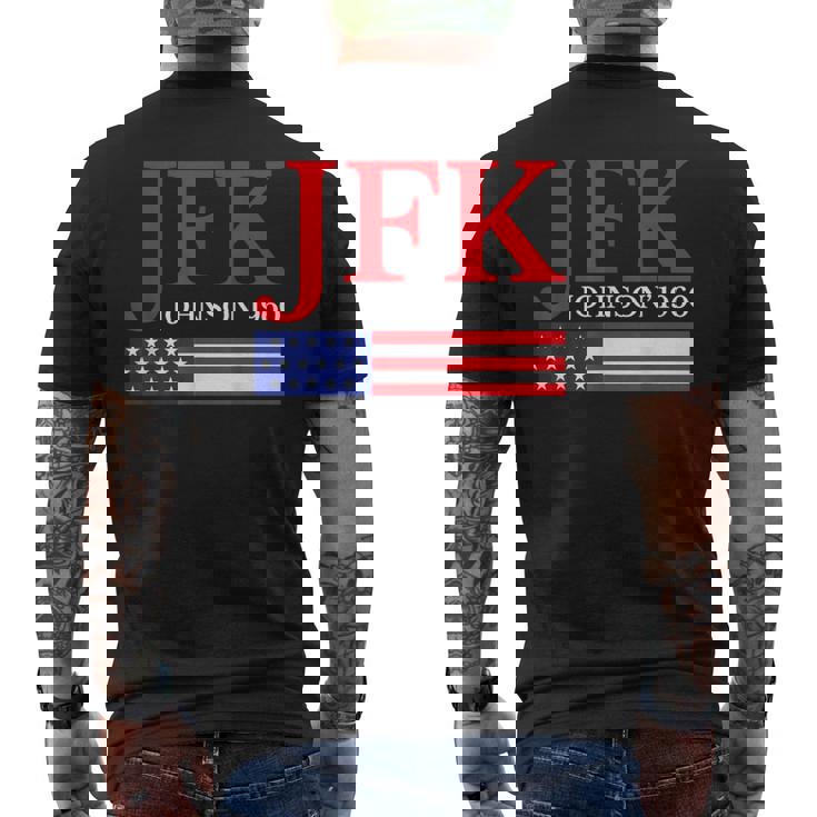 Jfk ヴィンテージ 政治 ジョン F ケネディ ジョンソン 1960 メンズTシャツ バックプリント