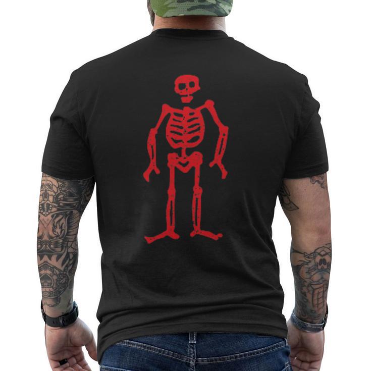 Jolly Roger 海賊旗 レッドスケルトン エドワードロー メンズTシャツ バックプリント