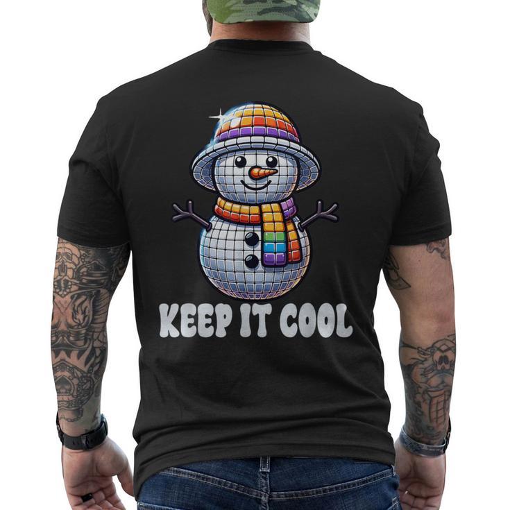 Keep It Cool Disconowman Retro Funky Holidayibes メンズTシャツ バックプリント