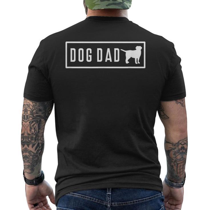 Lab Labrador Retriever Cane Papà Doggy Cucciolo Pet Carino T-shirt da uomo con stampa posteriore