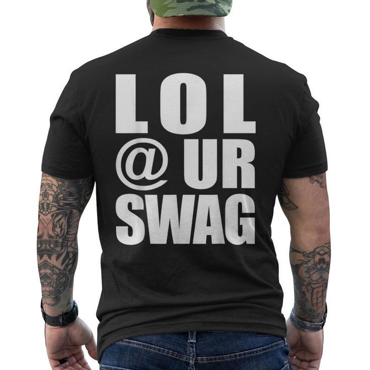 Lol Urwag Fun Dank Meme Driptyle Joke メンズTシャツ バックプリント