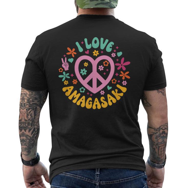 I Love Amagasaki アイ・ラブ・アマガサキ メンズTシャツ バックプリント