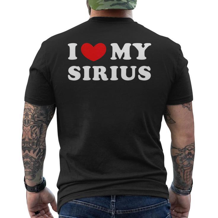 I Love Myirius アイ・ラブ・マイ・シリウス メンズTシャツ バックプリント