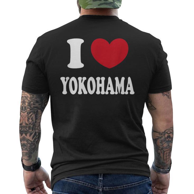 I Love Yokohama アイ・ラブ・ヨコハマ メンズTシャツ バックプリント