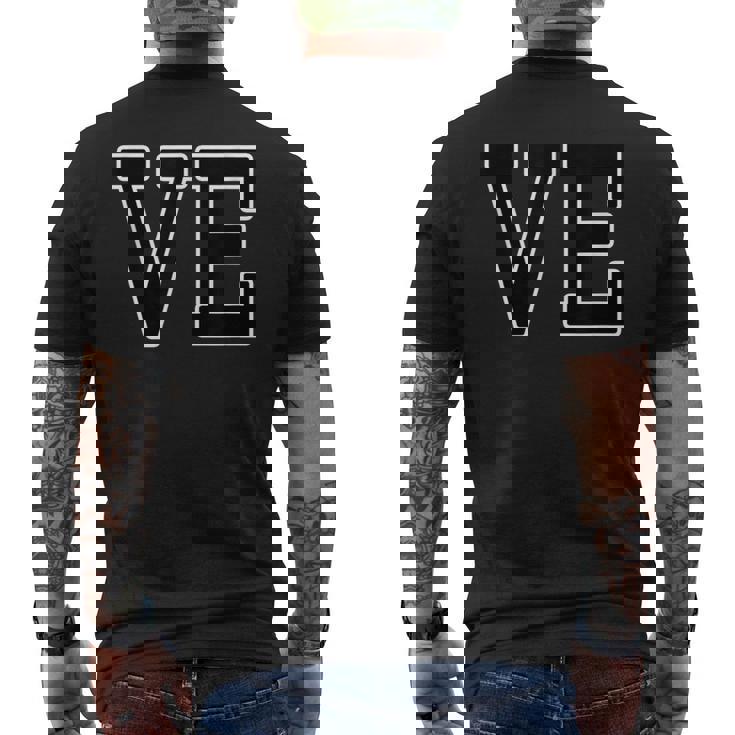 Love ラブ（リンク ペア コーディネート）Ve【親子 家族 恋人 カップル】ルック ファッション 英字 メンズTシャツ バックプリント