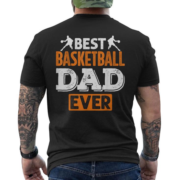 Miglior Papà Di Basket Mai T-shirt da uomo con stampa posteriore