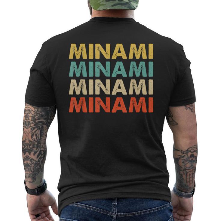 Minami 南 メンズTシャツ バックプリント