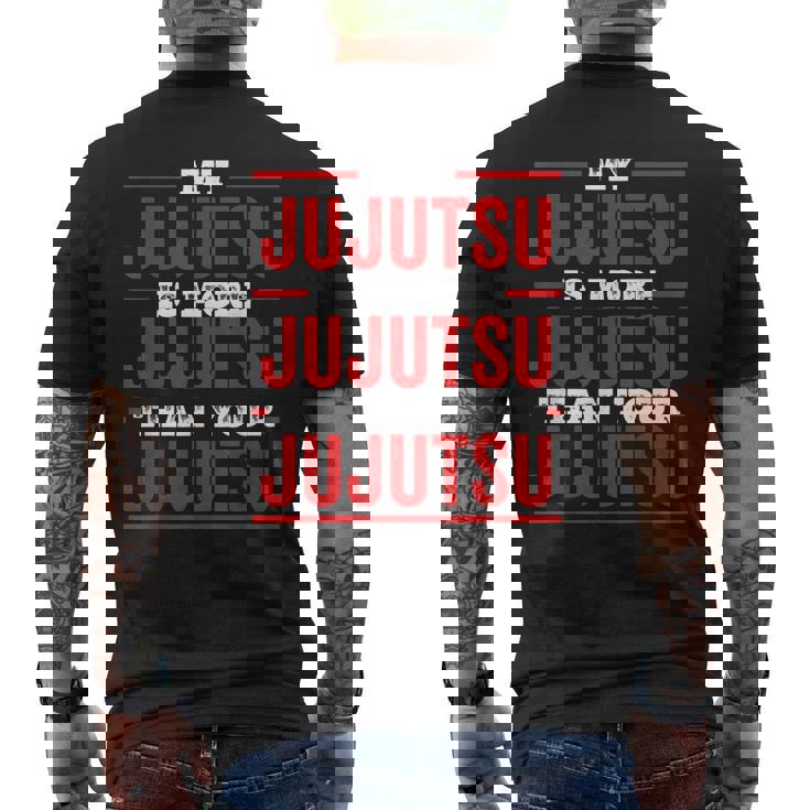 My 呪術廻戦はもっと呪術廻戦 面白い 呪術廻戦 メンズTシャツ バックプリント