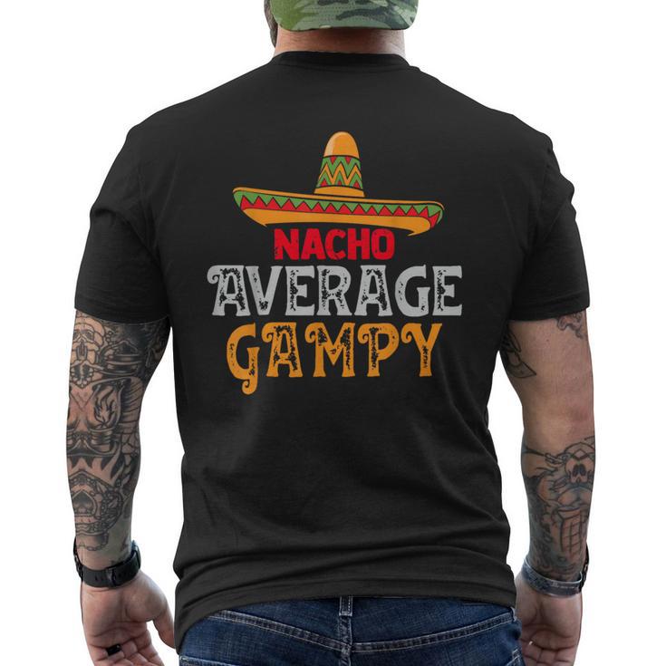 Nacho Average Gampy Fathers Day Mexican Family Matching Men's T-shirt Back Print