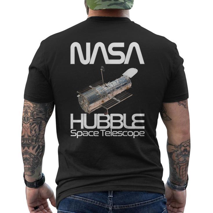 Nasa ハッブル望遠鏡 宇宙探検 メンズTシャツ バックプリント