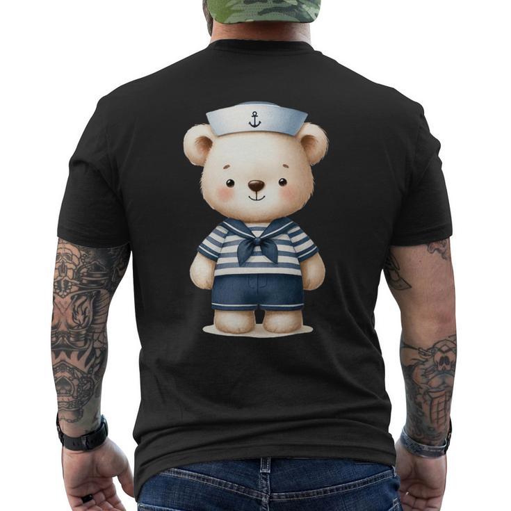 Oso Marinero Para Niños Niñas Niños Camiseta Hombre Estampado Espalda