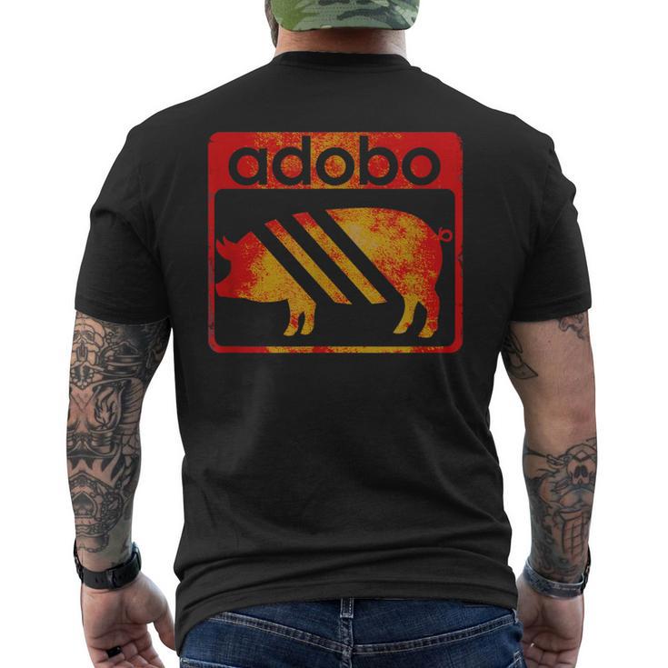 Pinoy ヴィンテージポークアドボ メンズTシャツ バックプリント