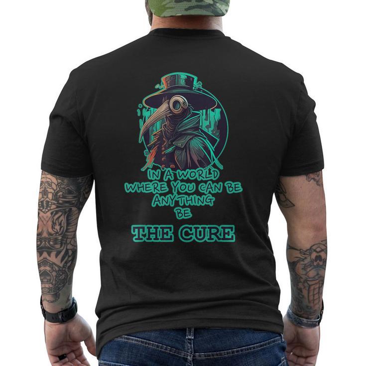 Plaguedoctorcp ファンデーション メンズTシャツ バックプリント