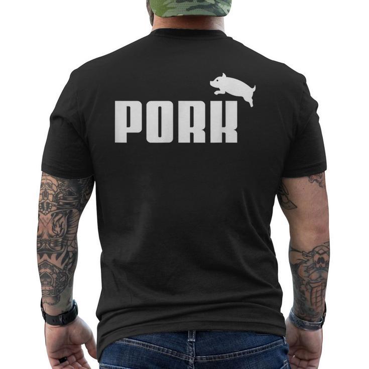 Pork – 面白いtシャツ Bbqスモーカーベーコン愛好家用 メンズTシャツ バックプリント