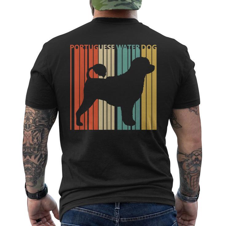 Portuguese Water Dog ポーチュギーズ・ウォーター・ドッグ メンズTシャツ バックプリント