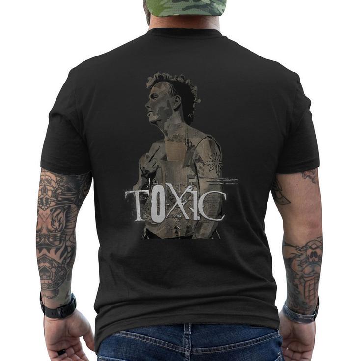 Punk Rock Toxic 1980年代パンクロックミスフィット メンズTシャツ バックプリント