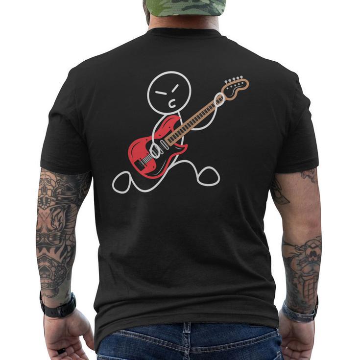 Regalo De Guitarrista Para Guitarras De Guitarrista Manga Larga Camiseta Hombre Estampado Espalda