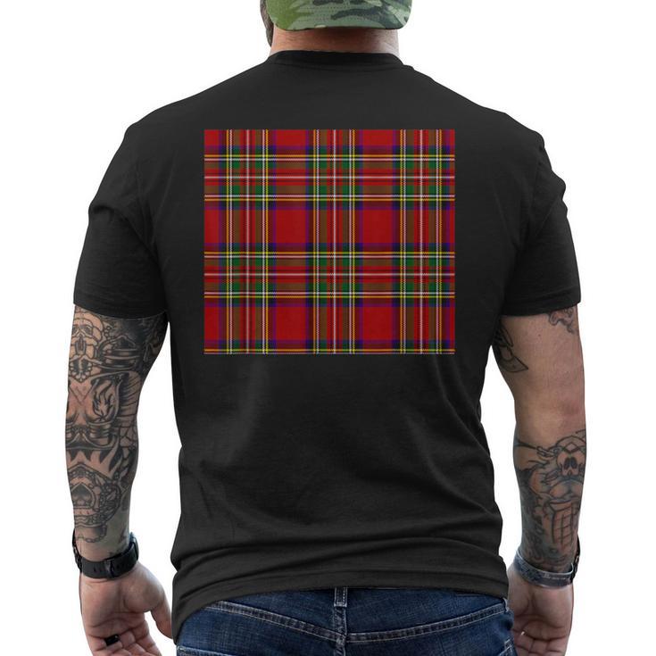 Royaltewart タータンチェックtシャツ メンズTシャツ バックプリント