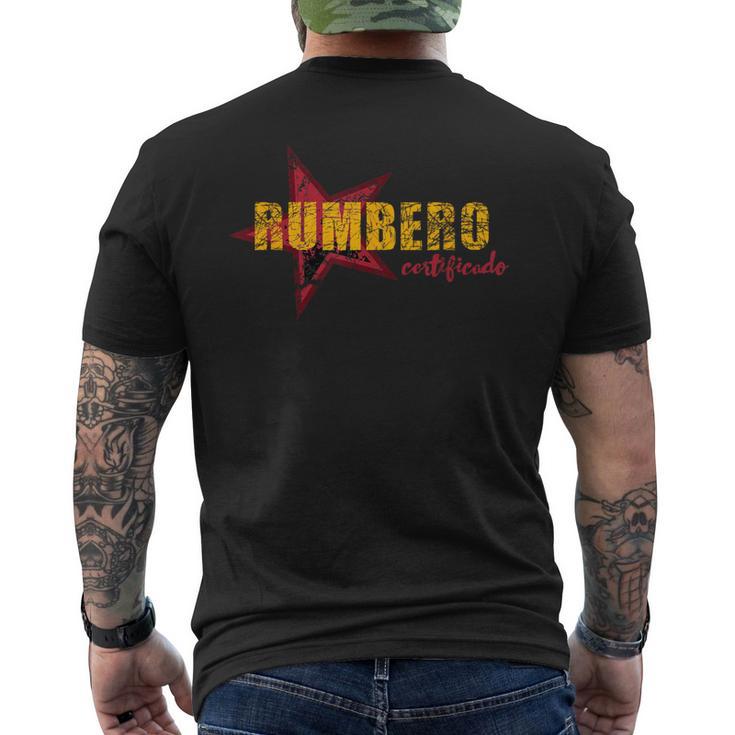 Rumba Dancer Rumbero Danza Latina Camiseta Hombre Estampado Espalda