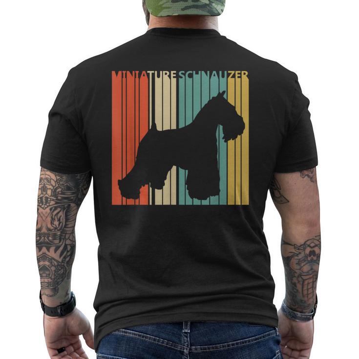 Schnauzer シュナウザー メンズTシャツ バックプリント