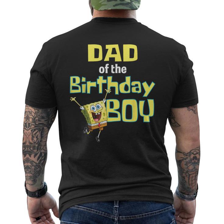 Spongebobquarepants Papà Del Compleanno Ragazzo T-shirt da uomo con stampa posteriore