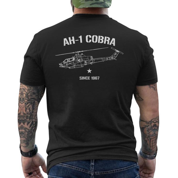 Super Cobra Ah-1 シャツ ヴィンテージ ヒューイ ミリタリー ヘリコプター メンズTシャツ バックプリント