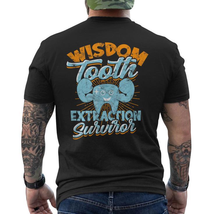 Superviviente De Extracción De Muelas Del Juicio Odontología Muela Del Juicio Camiseta Hombre Estampado Espalda
